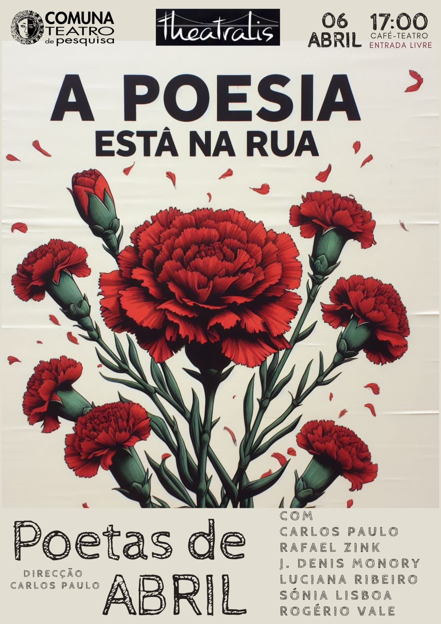 Cartaz A Poesia Está na Rua